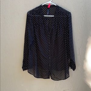 Polka Dot Button Down